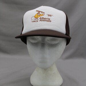 Retro Trucker Hat - The Alberta Animals "86" - Very unqiue